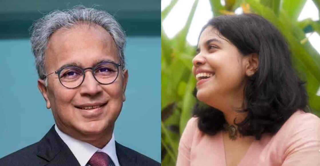 Rajiv Memani, Chairman and Managing partner - EY India; Anna Sebastian. 