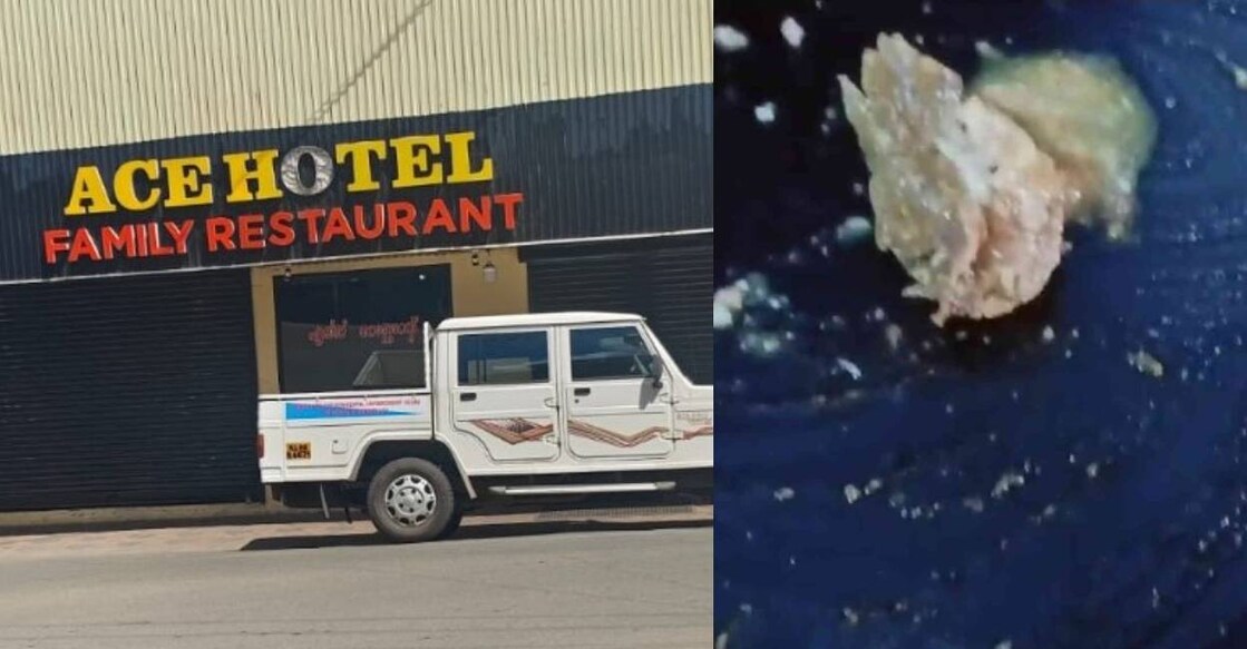 Health inspector Jins Mathew said that the hotel kitchen was dirty. Photo: Special Arrangement