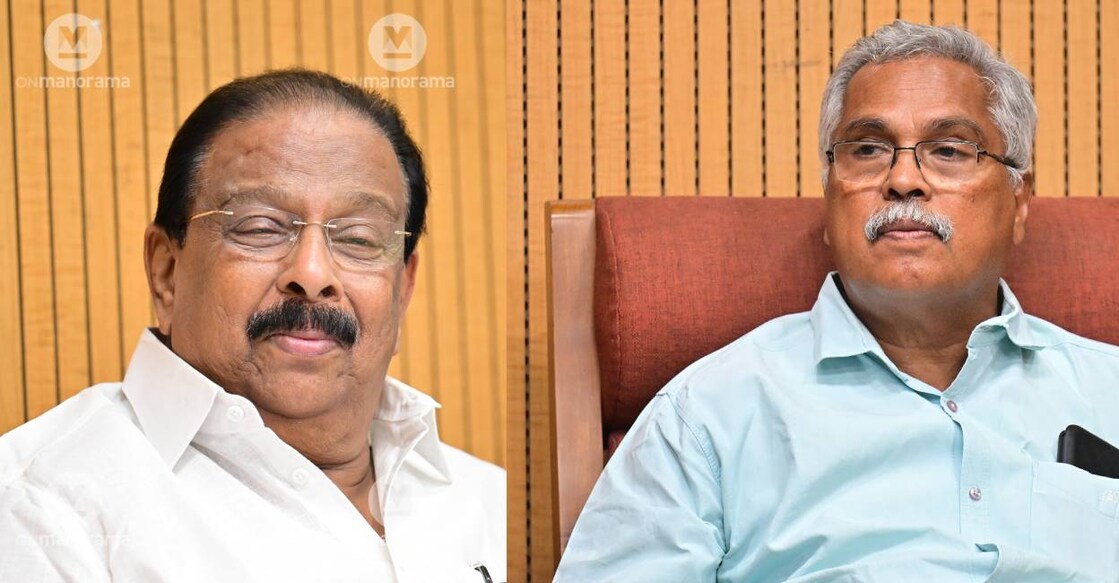 k-sudhakaran-binoy-viswam K Sudhakaran and Binoy Viswam. Photo: Manorama