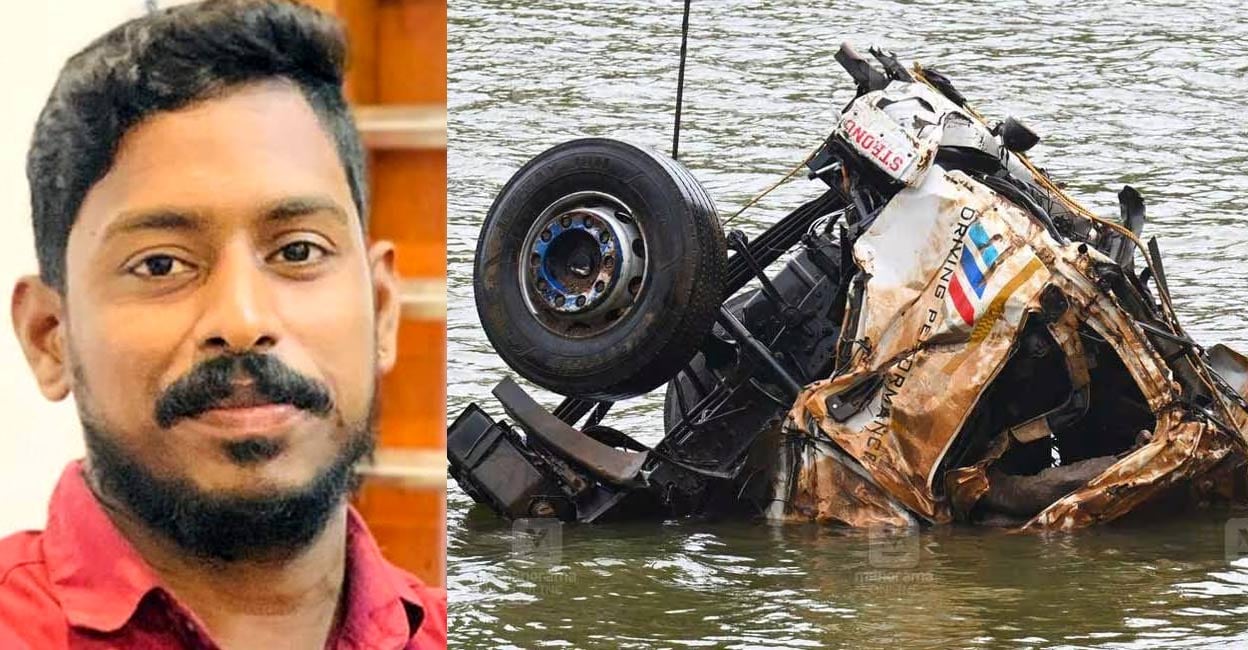 arjun-truck-ls Arjun’s body and the truck he drove were recovered from the Gangavali river on Wednesday during an intensive search operation led by the Karnataka government using a dredging machine. File Photos.