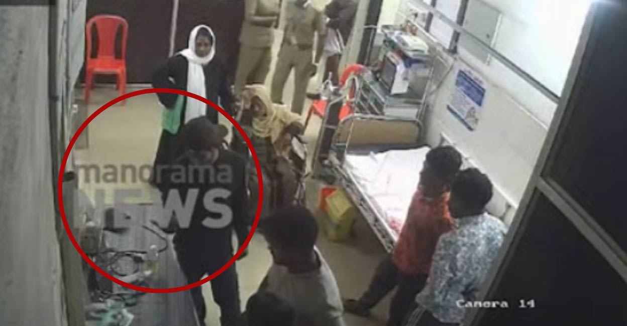 Photo: CCTV screengrab/ Manorama News. 