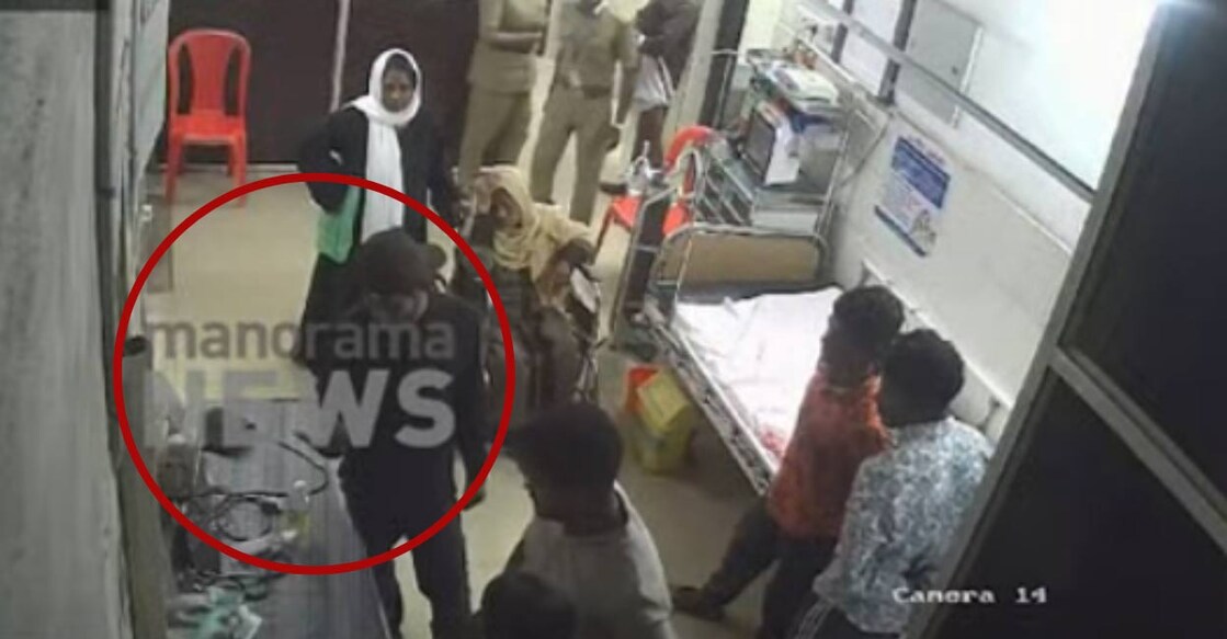 Photo: CCTV screengrab/ Manorama News. 