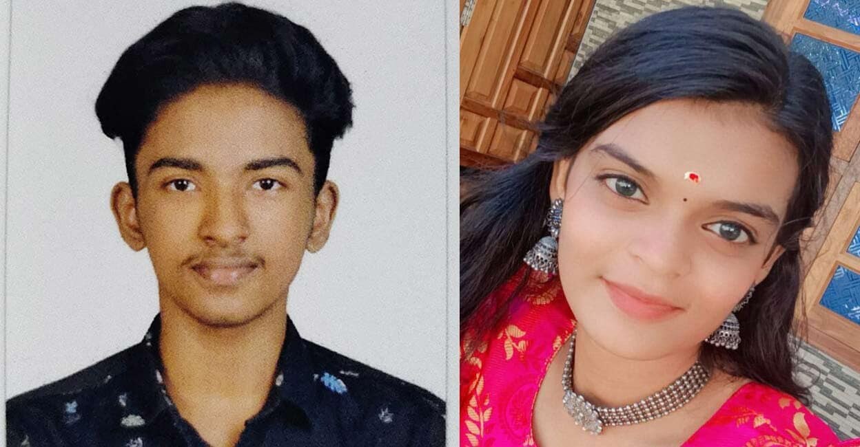Shebin Shah (17) and Devananda (17). Photo: Manorama