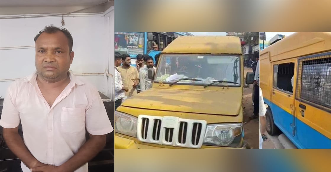 Muthu Kumar (47), The cash-in-transit vehicle belonging to Securevalue India Limited (SVIL). Photo: Special Arrangement
