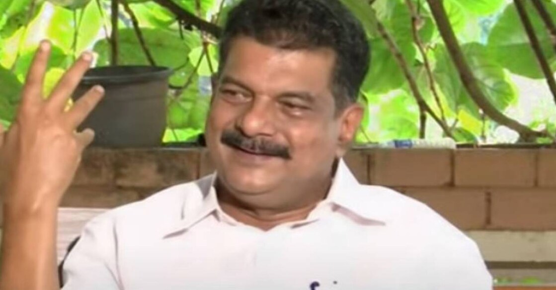 MLA PV Anvar addresses media in Malappuram. Photo: Screengrab/ Manorama 