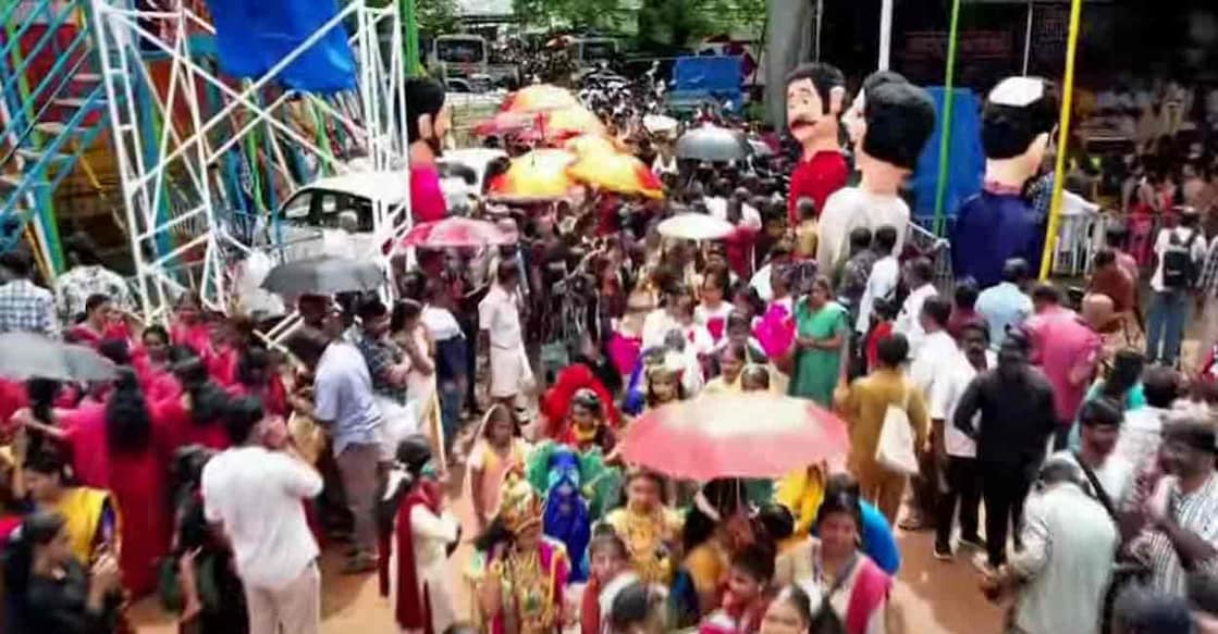 athachamayam-thripunithura Athachamayam celebrations in Thripunithura. Photo: Screegrab/Manorama News
