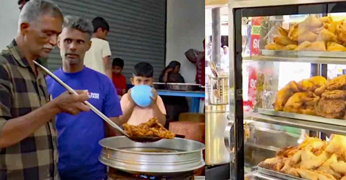 Basheer at his tea shop in Chooralmala. Photo: Special arrangement