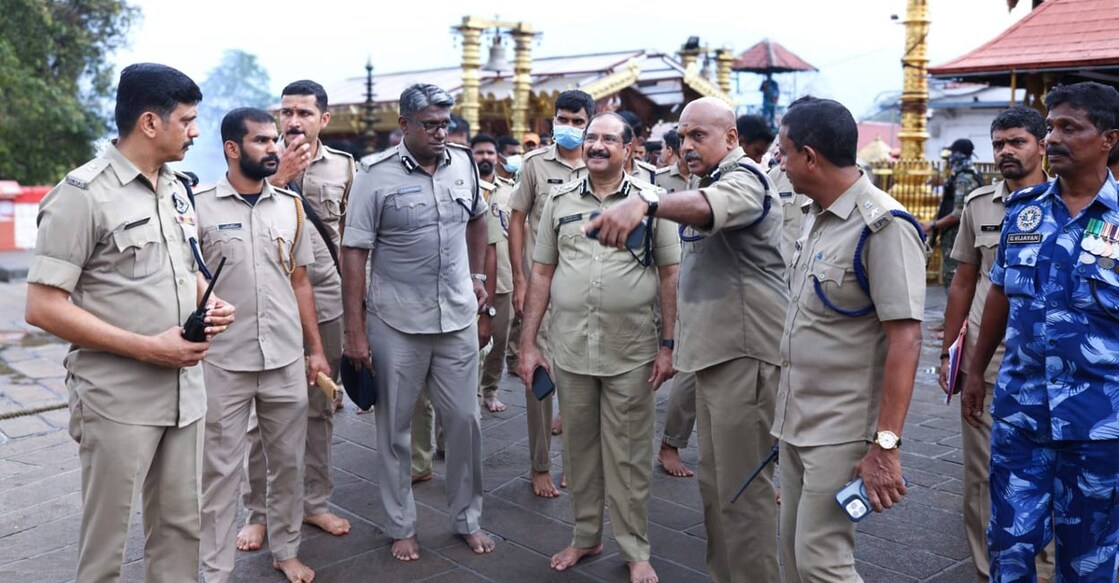 sabarimala-police Photo: Special arrangement.