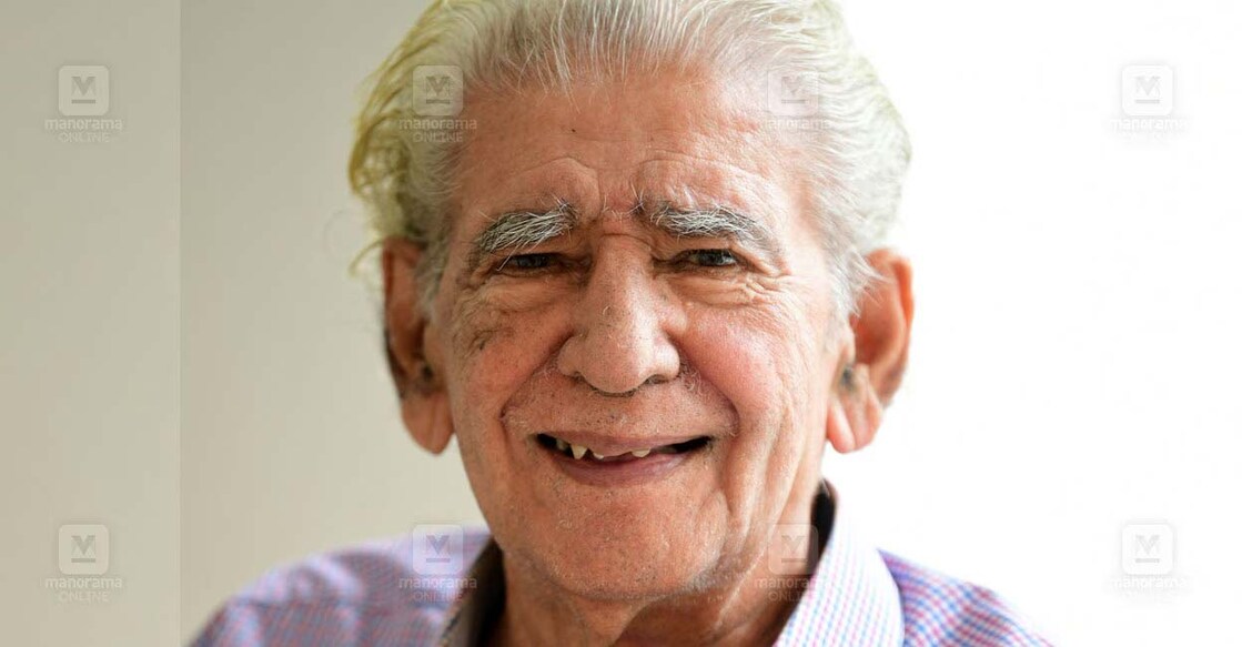 Dr Mathew Varghese (94). Photo: Manorama