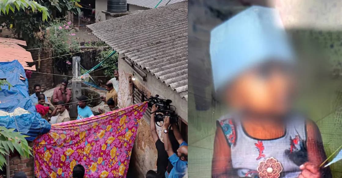 balaramapuram-death The police have learnt that the child was hurled into the well alive. Photo: Screengrab/ Manorama News.
