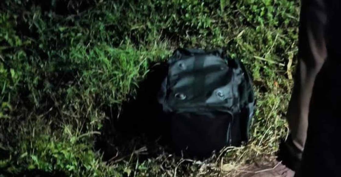 A bag carried by the accused in Vellamunda. Photo: Manorama