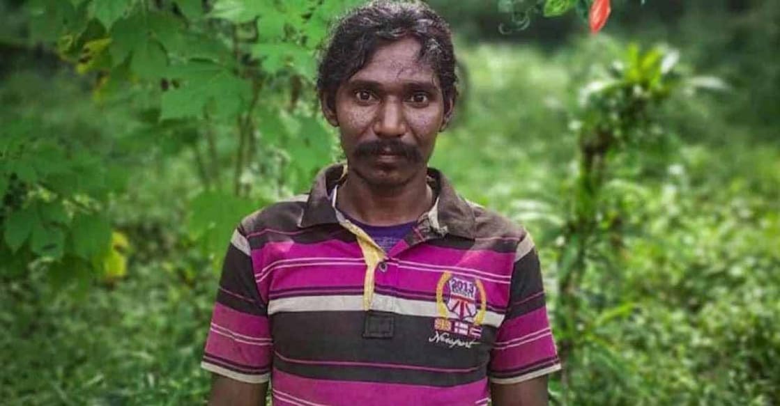 tribal man Mani. Photo: Manorama