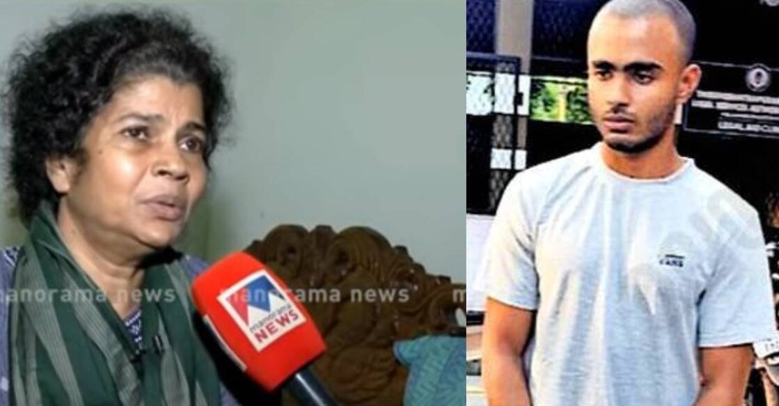 Sushama Kumari and Prajin. Photo: Manorama