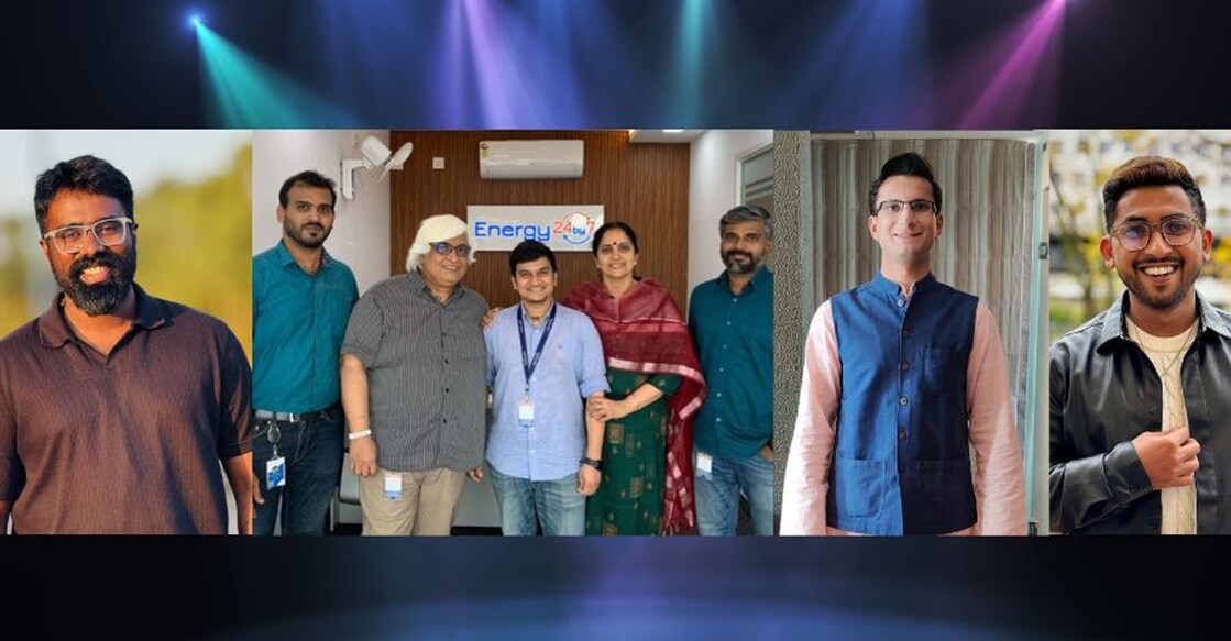 Devan Chandrasekharan, Nyquest founders, Rishabh Suri, and Joseph Babu. Photo: Special Arrangement