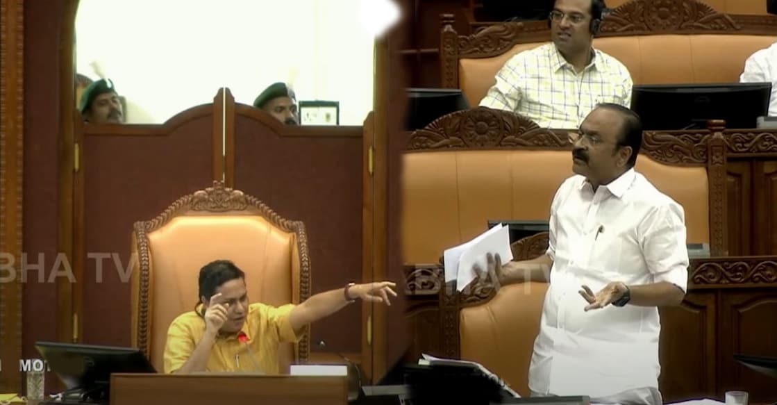 satheesan-shamseer AN Shamseer, VD Satheesan. Photo: Screengrab/ Sabha TV