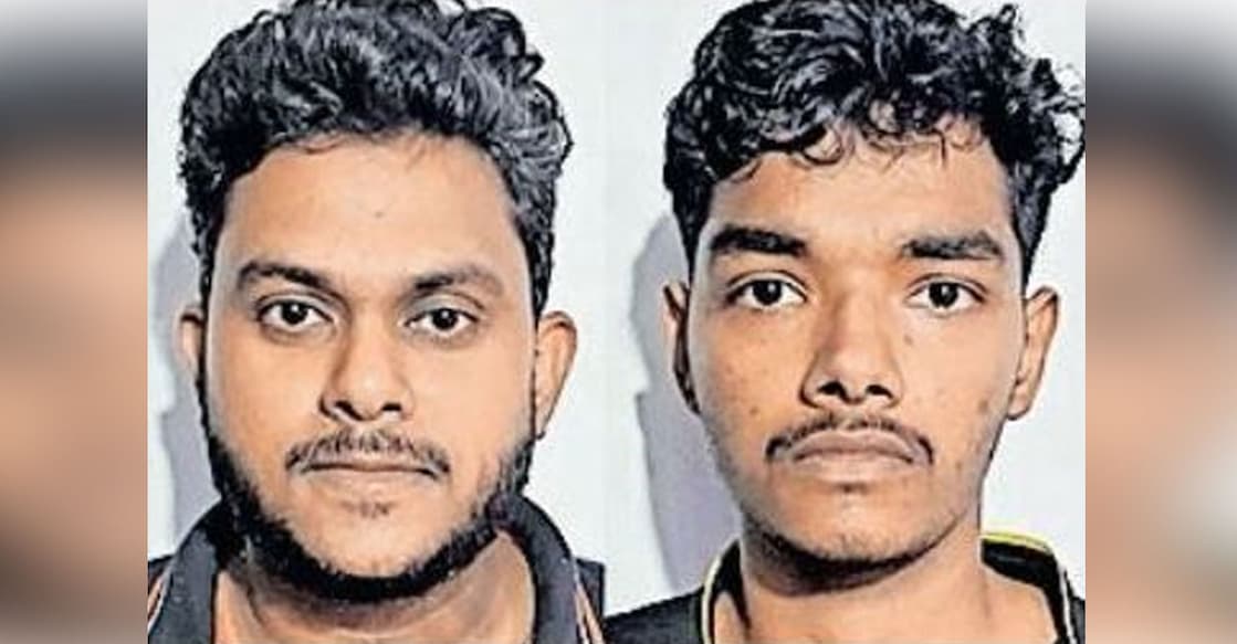 Shamnad (32), Muhammad Minaj (21). Photo: Manorama