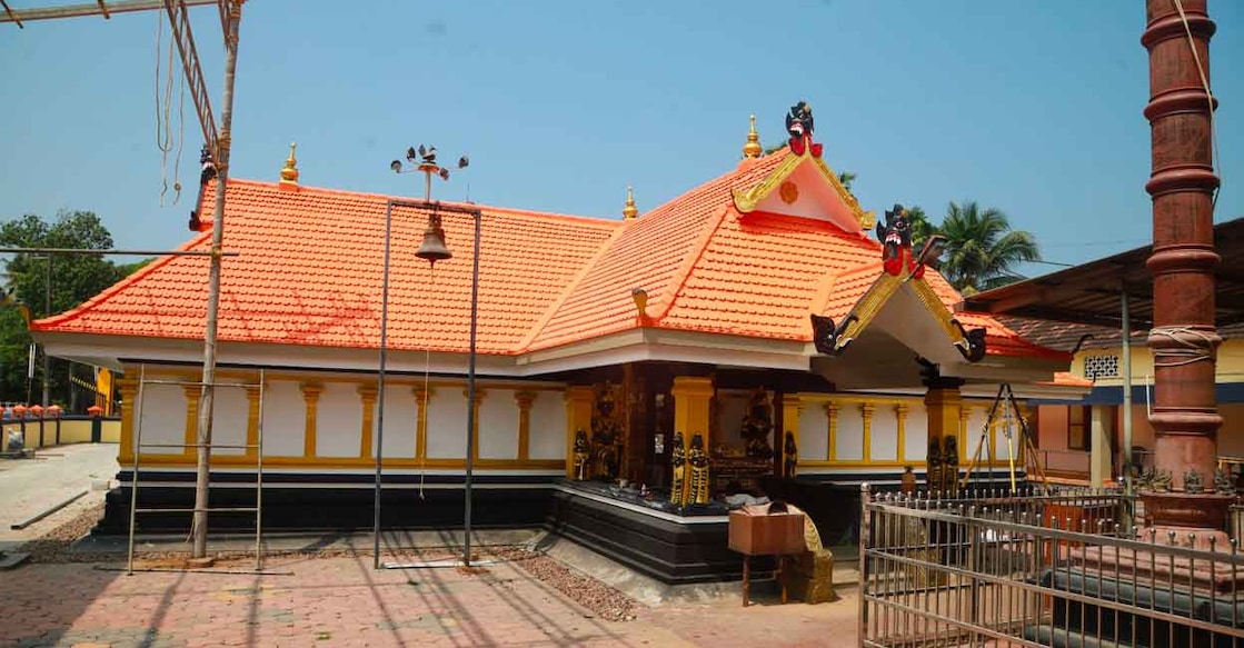 Sree Kumaramangalam Subramanyaswamy temple in Kumarakom will not have elephants for festival this year. Photo: Special arrangement
