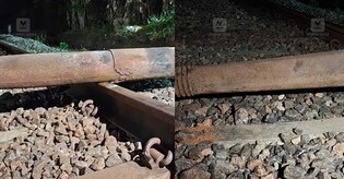 Telephone pole placed across railway track in Kollam; sabotage attempt suspected