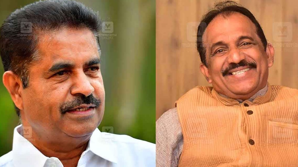 Adoor Prakash, Benny Behanan. Photo: Manorama Online