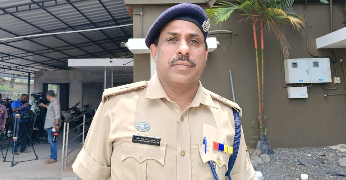 Kochi Narcotics Cell ACP K A Abdul Salam. Photo: Onmanorama
