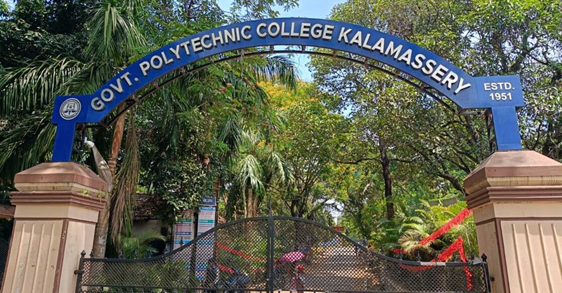 The police seized 2 kg of ganja from the Kalamassery Govt Polytechnic College hostel in the raid conducted based on a tip-off. Photo: Special arrangement