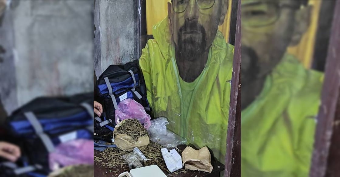 kalamassery-ganja The police raided the Periyar Men's Hostel on the campus on Thursday night and seized the illegal substance from two rooms. Photo: Special arrangement.