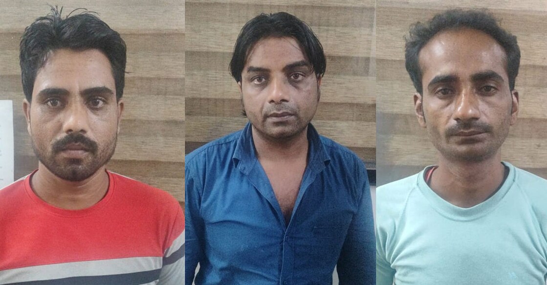 bihar-natives-arrested-thrissur Mohammed Gaurakh, Basih, Sheikh Naeem. Photo: Special Arrangement
