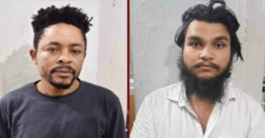 The two in police custody are Chicka Abajuvo (40), a Nigerian national, and Sandeep Malik (27), a native of Agartala, Tripura. Photo: Special Arrangement