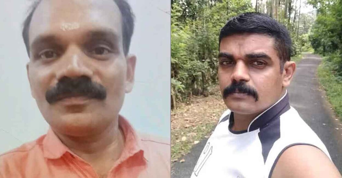  KK Radhakrishnan, NK Santhosh. Photo: Manorama