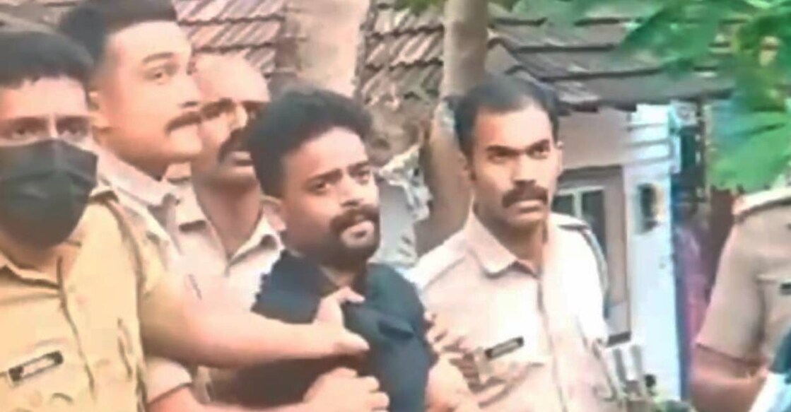 Police took Lishoy into custody from the premises of his house. Photo: Special Arrangement