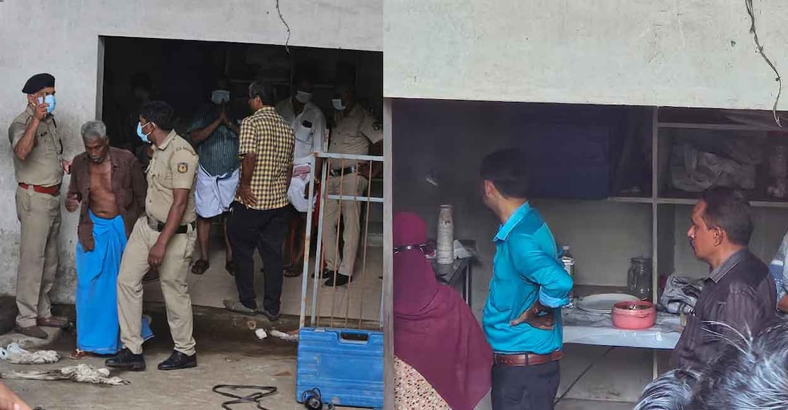Godown from where Biju Joseph's body was recovered. Photo: Manorama
