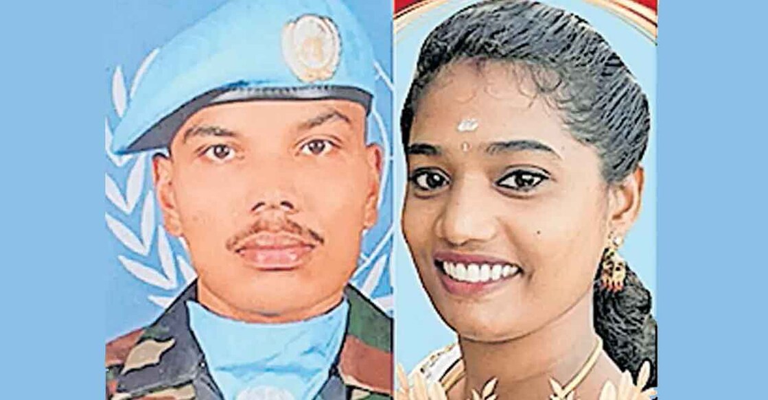 Nidheesh, Rinsha. Photo: Manorama