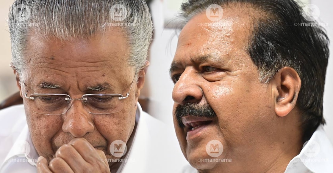 Pinarayi Vijayan and Ramesh Chennithala. File Photos: Manorama. 