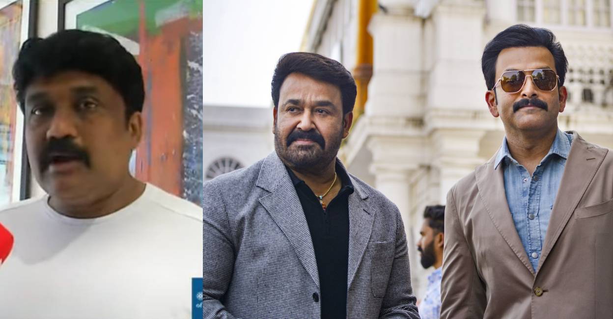 AA Rahim, Mohanlal and Prithviraj. Photo: PTI