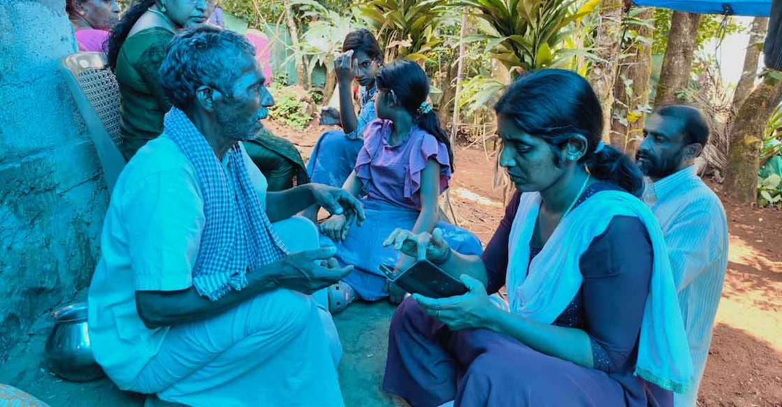 Struggling to hold back tears, Mohanan recounted the final memories with his grandchildren. Photo: Special arrangement