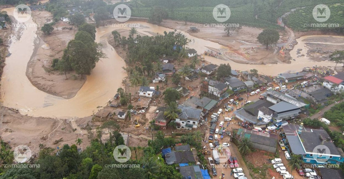 chooralmala-aerial-view
