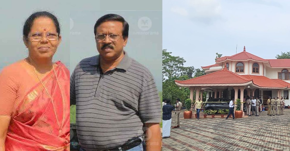 thiruvathukal murder The deceased couple and their house. Photo: Onmanorama