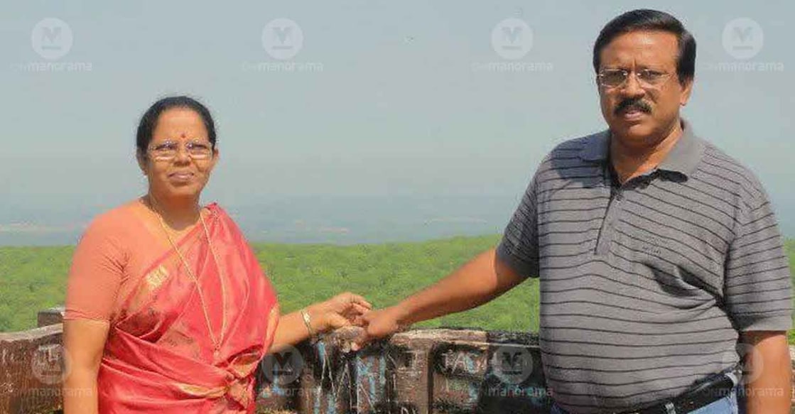 vijayakumar-meera2 Indraprastham auditorium owner Vijayakumar (R) and wife Meera (L). Photo: Special arrangement
