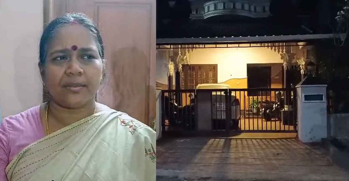 sobha-surendran-house Sobha Surendran and her residence. Photo: Manorama
