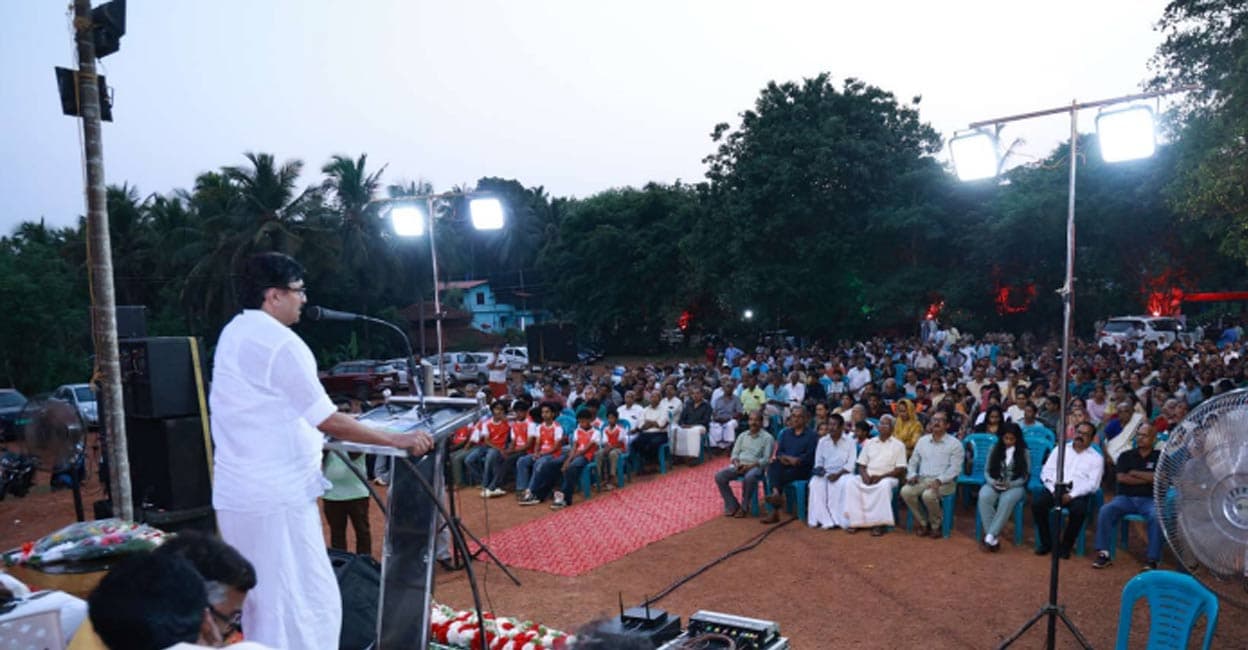 chunangad-football-team32 On April 13, Kerala's Minister for Sports V Abdurahiman inaugurated the playground, marking a proud moment for Chunangad. Photo: Special arrangement.