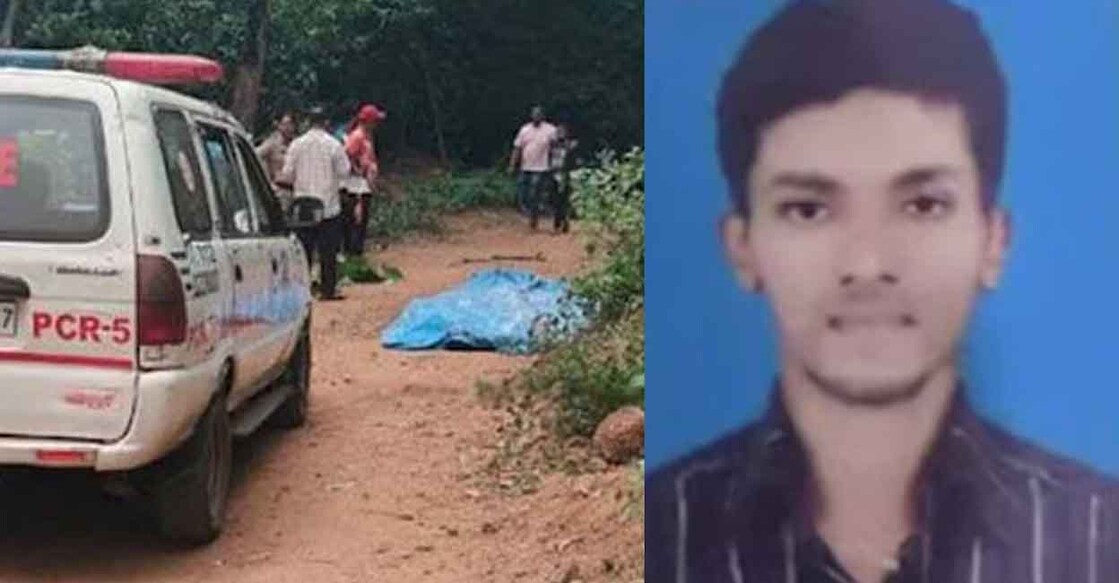 (left) The area where Ashraf was lynched. (Right) Muhammed Ashraf. Photo X & Manorama News