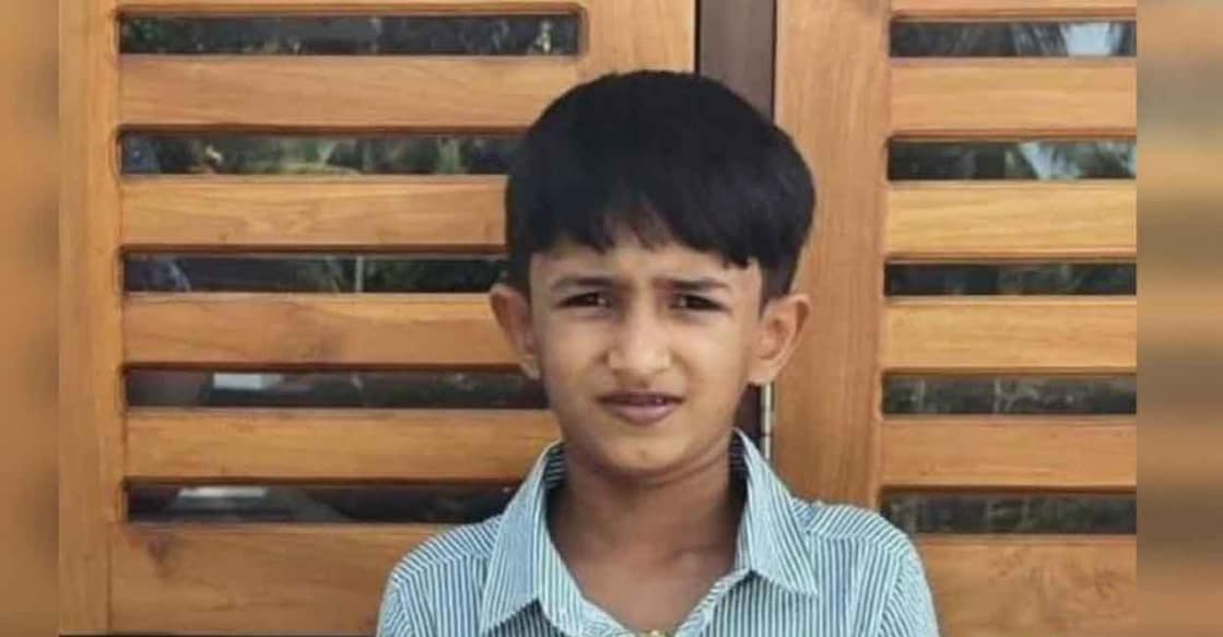 Seven-year-old Ashmil drowned in a resort pool in Kakkadampoyil on Friday. Photo: Special Arrangement