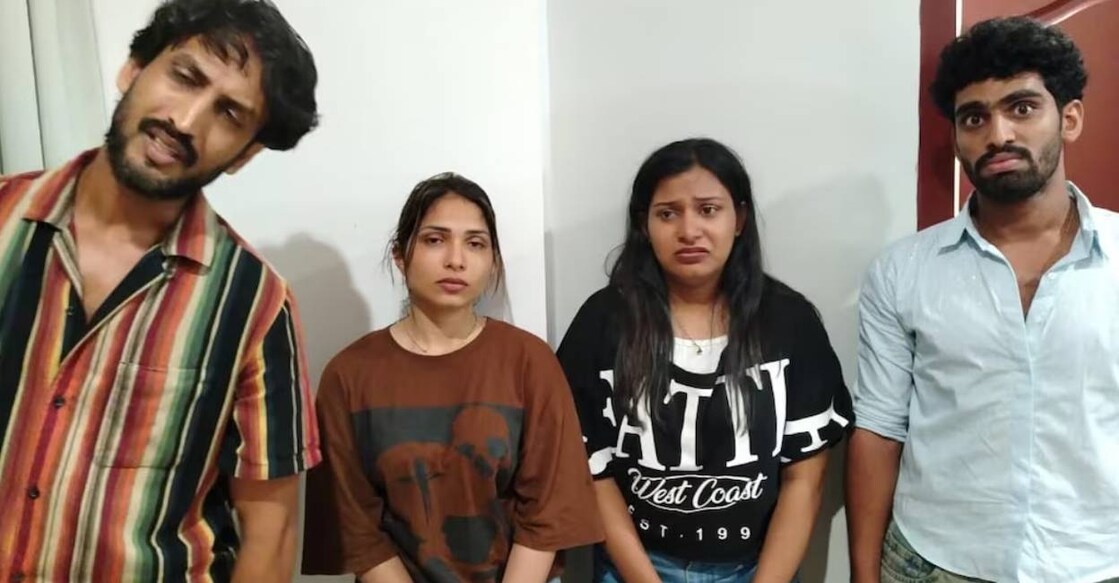 The excise team seized 490 mg of MDMA, along with test tubes and syringes, from them. Photo: Manorama