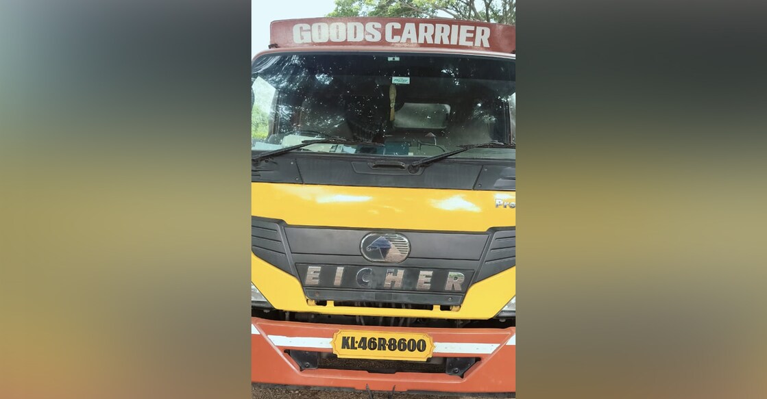 The truck which was involved in the accident. Photo: Special Arrangement