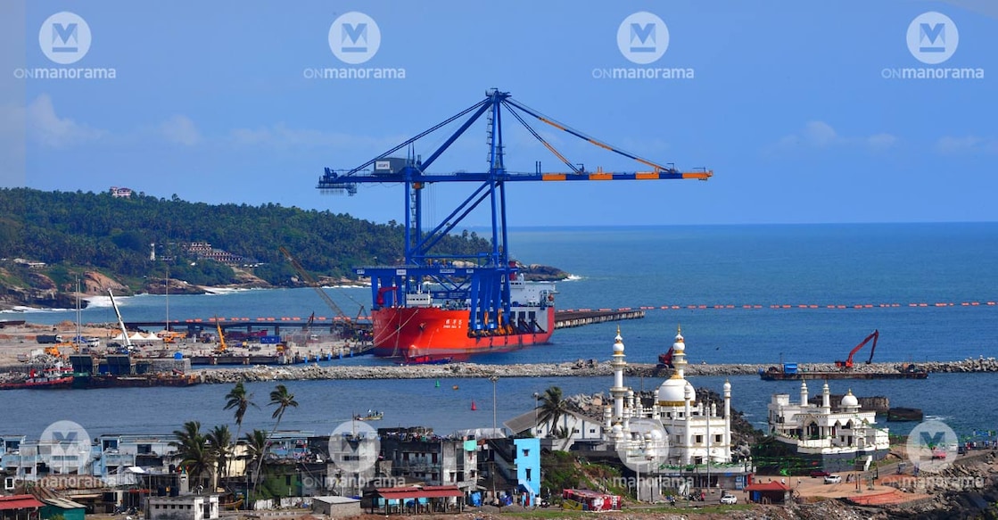 Vizhinjam International Seaport. File Photo: Manorama. 