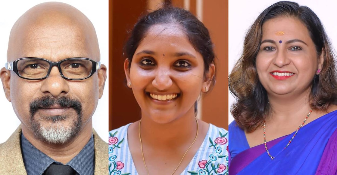 Prof Rajan Jose, Devu B and Sreekala CO, the team behind the research. Photo:  Special Arrangement