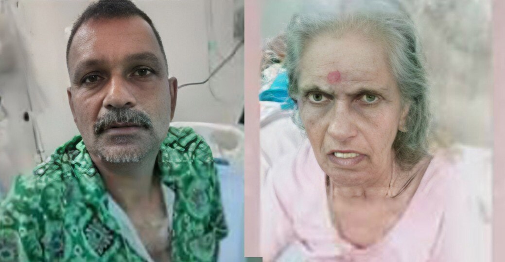Manikandan and his mother Omana. Photo: Special arrangement