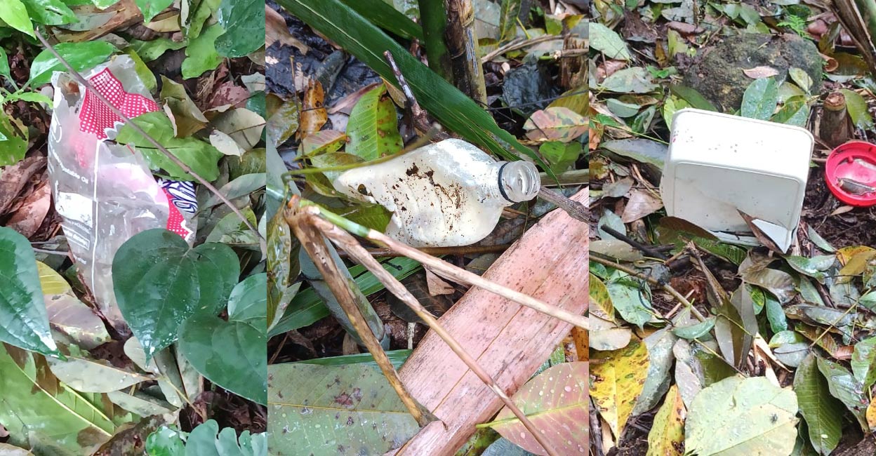 seethathode-theft-2 Jinu later discovered several items from his fridge - as discarded - near his house. Photos: Special arrangement.