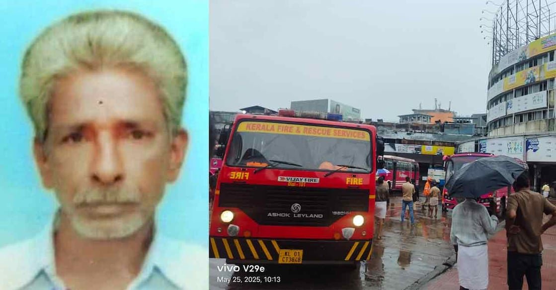 mechanic-bus-stand Tragic accident at Kozhikode Mofussil Bus Stand claims life of a 62-year-old mechanic at the depot. Photo: Special arrangement