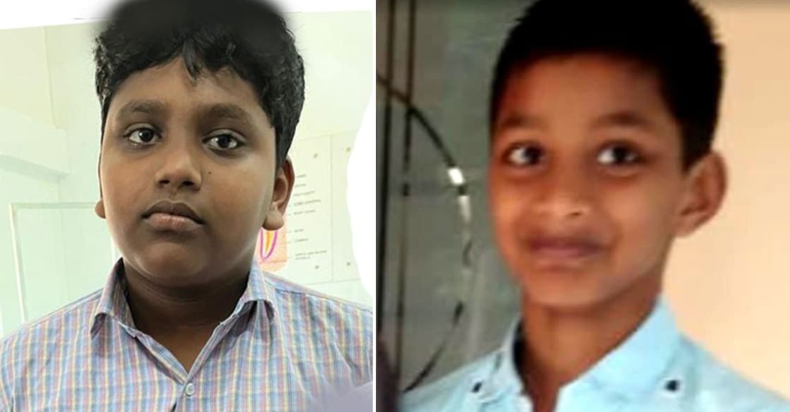 nithin-ivin-kozhikode Nithin Biju (13) and Ivin Biju (11). Photo: Manorama Online